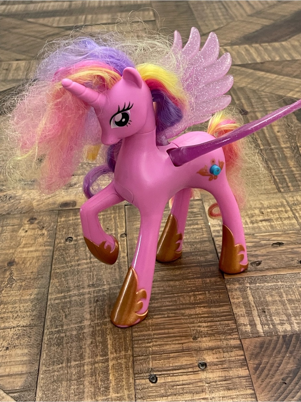 Vintage 2011 My Little Pony G4 Talking Princess Cadance 9" Figure
